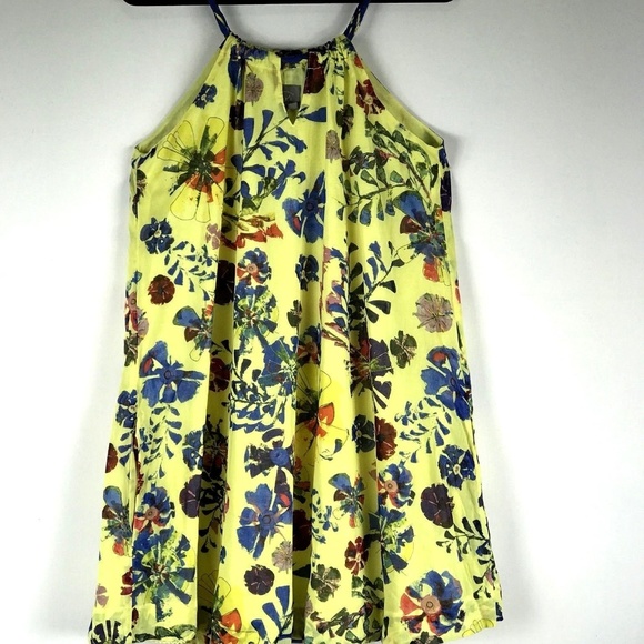 Anthropologie Dresses & Skirts - Vanessa Virginia Sz 10 Halter Shift Dress Yellow